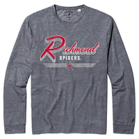 League Repreve Long Sleeve Tee with Retro Richmond Spiders Mascot