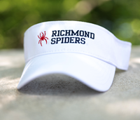 Legacy Visor with Mascot Richmond Spiders in White