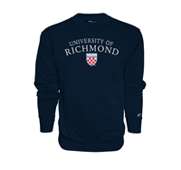 Blue 84 Crew Embroidered University of Richmond Crest Navy