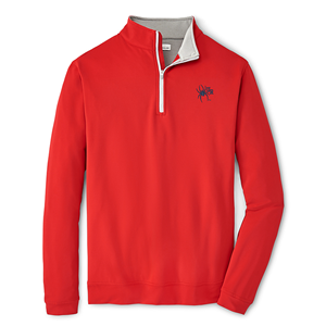 Peter Millar Quarter-Zip -  red