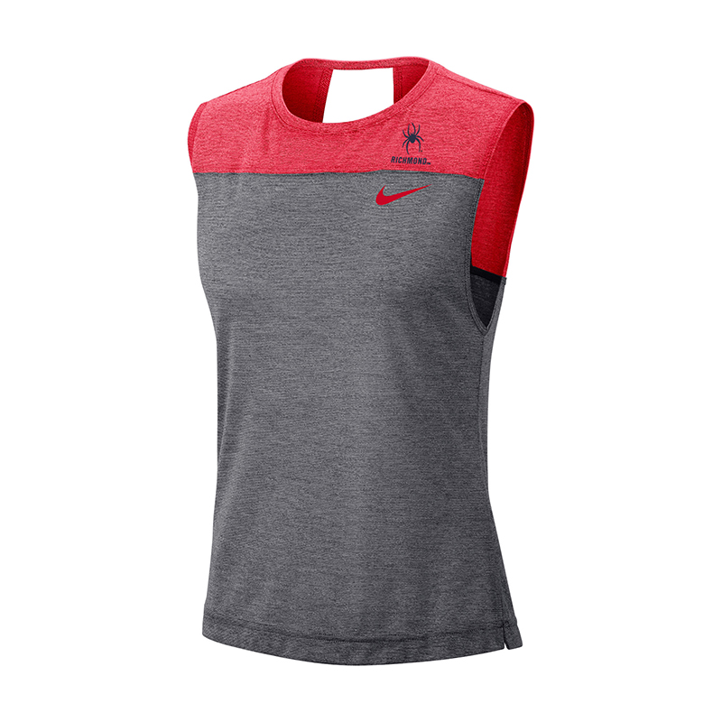 Nike Ladies Dri Fit Breathe Tank With Mascot Richmond Ur Spidershop Nike Ladies Dri Fit Breathe Tank With Mascot Richmond Ur Spidershop