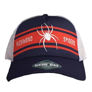 Image of Legacy RICHMOND MASCOT SPIDERS STRIPED TRUCKER CAP