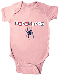 TRT Infant Onesie Itsy Bitsy Spider in Pink