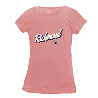 Garb Toddler Tee with Richmond Mascot in Pink