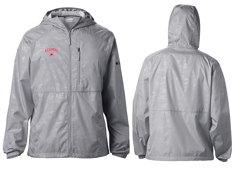 Columbia Camo Windbreaker with Richmond Mascot UR SpiderShop