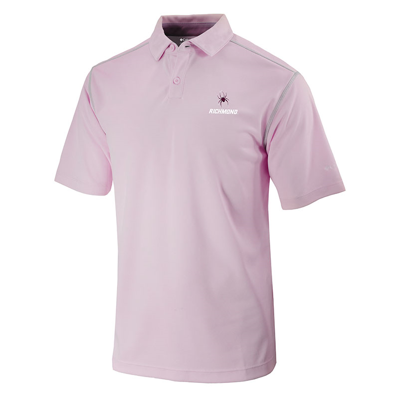 Columbia Omni-Wick High Stakes Polo with Mascot Richmond Pink
