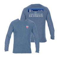 Uscape Long with Crest on Front and Sleeve University of Richmond on Back Graphic