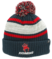 Zephyr Colorado Collection Knit Cap with Pom and Mascot Richmond