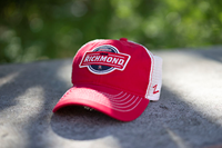 Zephyr Trucker Cap with Spiders 1840 Richmond Mascot in Red