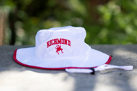 Zephyr Boonie Hat with Richmond Mascot White & Red