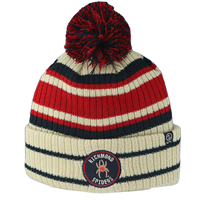 Image of Zephyr Vintage Pom Winter Hat with Richmond Mascot Spiders