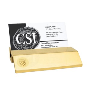 Jardine Gold Business Card Holder - main view