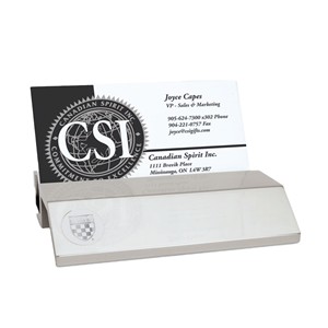 Jardine Silver Business Card Holder - main view