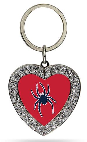 Image of Jardine Rhinestone Heart Mascot Keyring