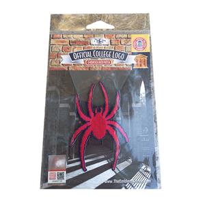 Image of Official College Logo Red Mascot Embroidered Patch