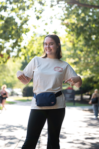Jardine Fanny Pack / Waist Bag with Richmond Mascot in Navy