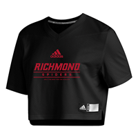 Adidas Ladies Crop Jersey with Richmond Spiders Black