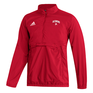 Adidas Half Zip Stadium Jacket -  red