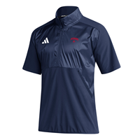 Adidas 1/2 Zip Short Sleeve Jacket in Navy