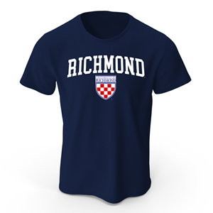 Blue 84 Classic Collegiate Shield Tee -  navy