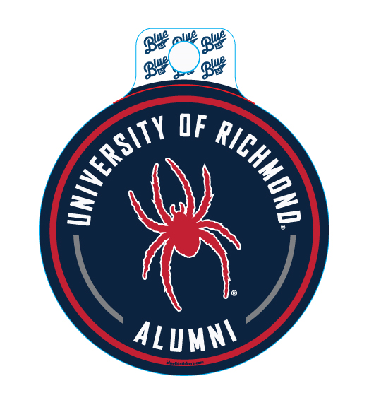 Blue 84 University of Richmond Mascot Alumni Sticker