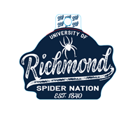 Blue 84 University of Mascot Richmond Spider Nation EST 1840 Sticker