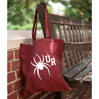 Jardine Recycled Cotton Tote Bag in Red