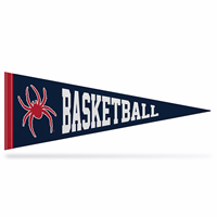 Jardine Felt Pennant with Mascot Basketball 23 Inches