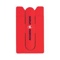 Jardine Phone Wallet with Kickstand in Red