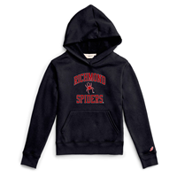 League Youth Hoodie with Richmond Mascot Spiders in Navy