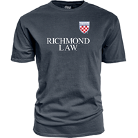 Blue 84 Tee with Crest Richmond Law