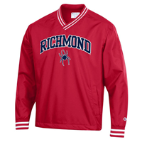 Champion Water Resistant Crew with Richmond Mascot in Red