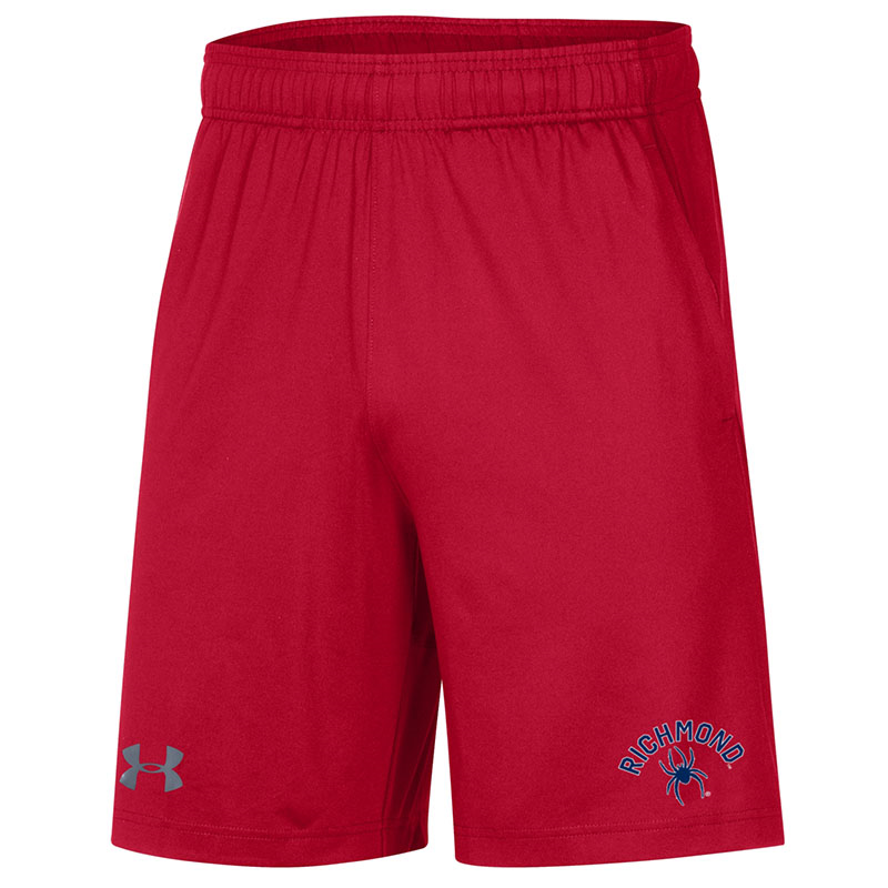 Under Armour Raid Shorts with Richmond Mascot Red UR