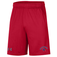 Under Armour Raid Shorts with Richmond Mascot Red