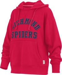 Pressbox Ladies Cozy Hoodie with Richmond Spiders in Red