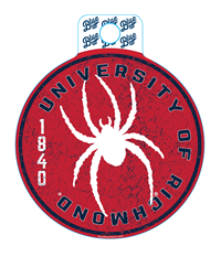 Blue 84 University of Richmond 1840 Mascot Circle Sticker