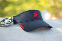 Zephyr Visor with Red Mascot in Navy