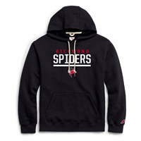 League Essential Fleece Hood with Richmond Spiders Mascot in Navy