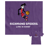 Blue 84 Life is Good Richmond Spiders with Jackie Basketball