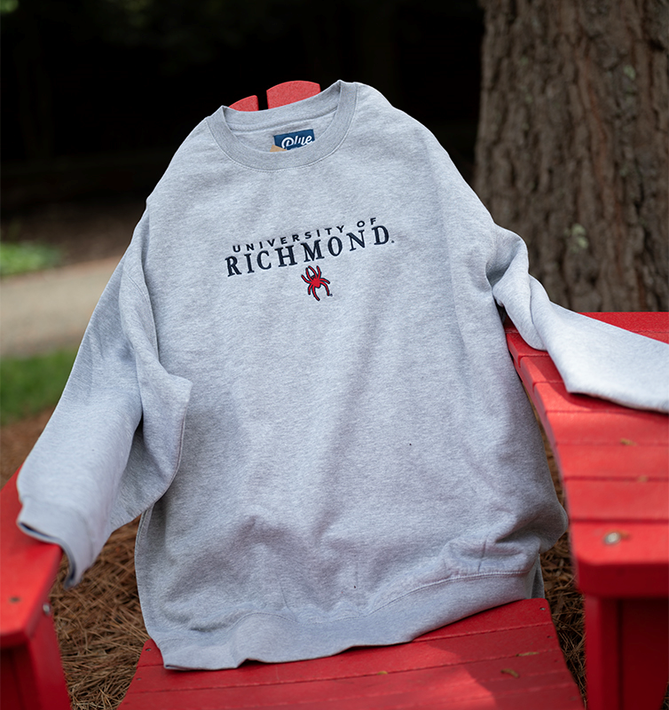 Blue 84 Crew with University of Richmond Mascot Embroidered (SKU 114600151196)