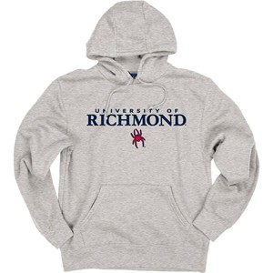 Blue 84 Embroidered Collegiate Hoodie -  grey
