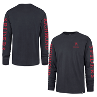 47 Brand Long Sleeve Tee with Mascot Spiders on Front and Richmond Spiders on Sleeve
