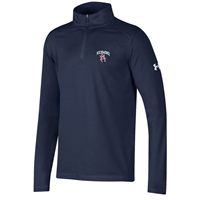 Under Armour Youth 1/4 Zip with Richmond Mascot in Navy