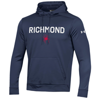 Under Armour Performance Hoodie with Richmond Mascot in Navy