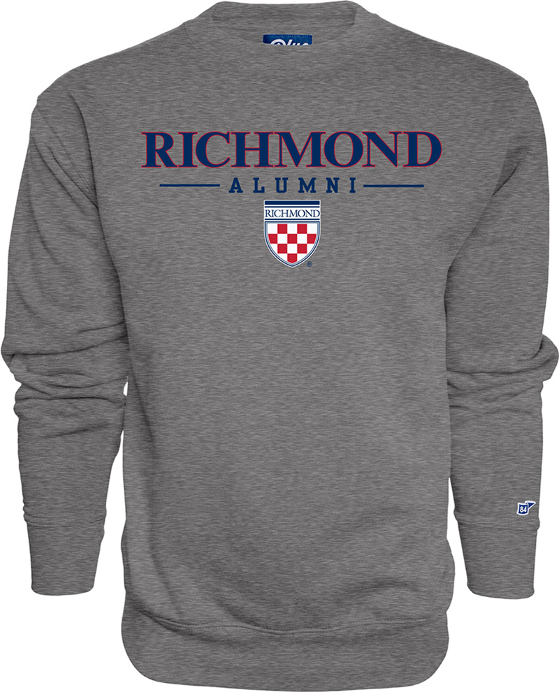 Blue 84 Crew Richmond Alumni Crest in Grey