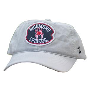 Image of Zephyr Cap with Richmond Mascot Spiders Patch in Grey