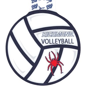 Blue 84 Volleyball Sticker - main view