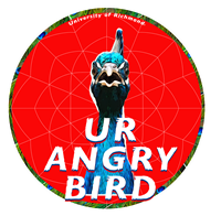 Blue 84 UR Angry Bird - The Peacock