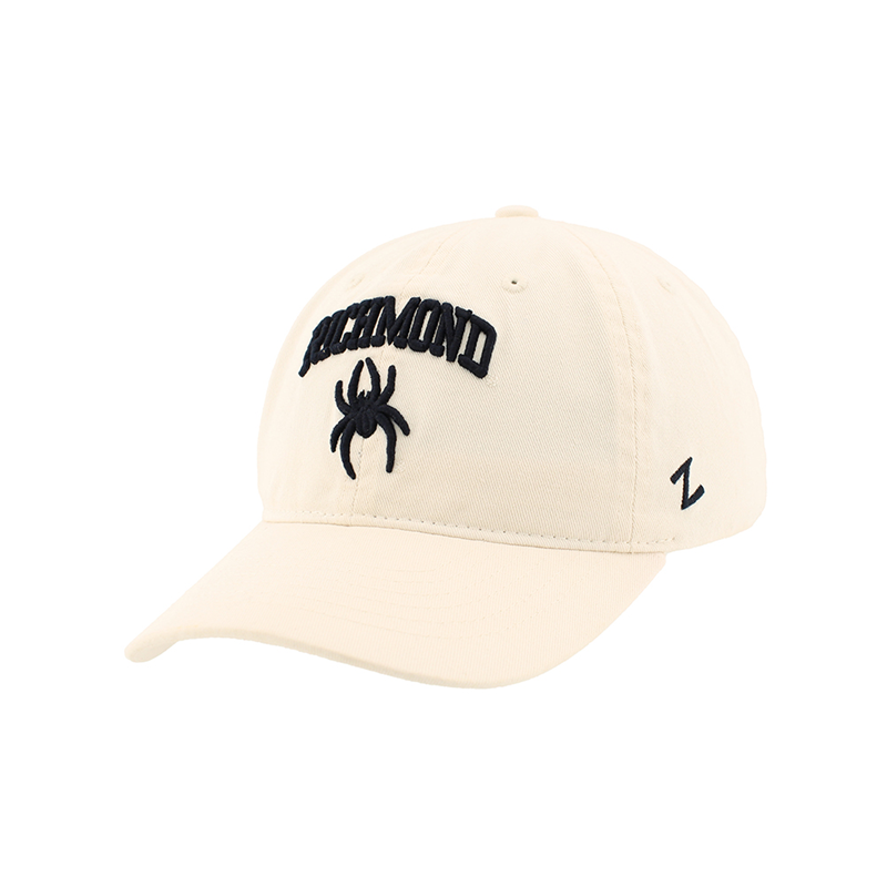 Zephyr Cap with Richmond Mascot in Ivory (SKU 114803581004)