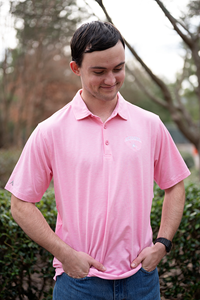 Antigua Polo Comfort Fit with Richmond Macot in Pink